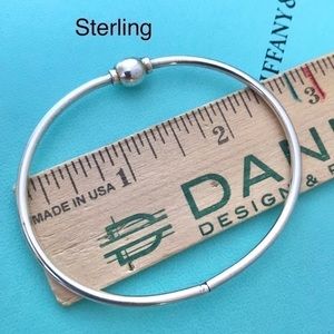 Vintage Classic Single Ball Hinged Screwball Style Bracelet